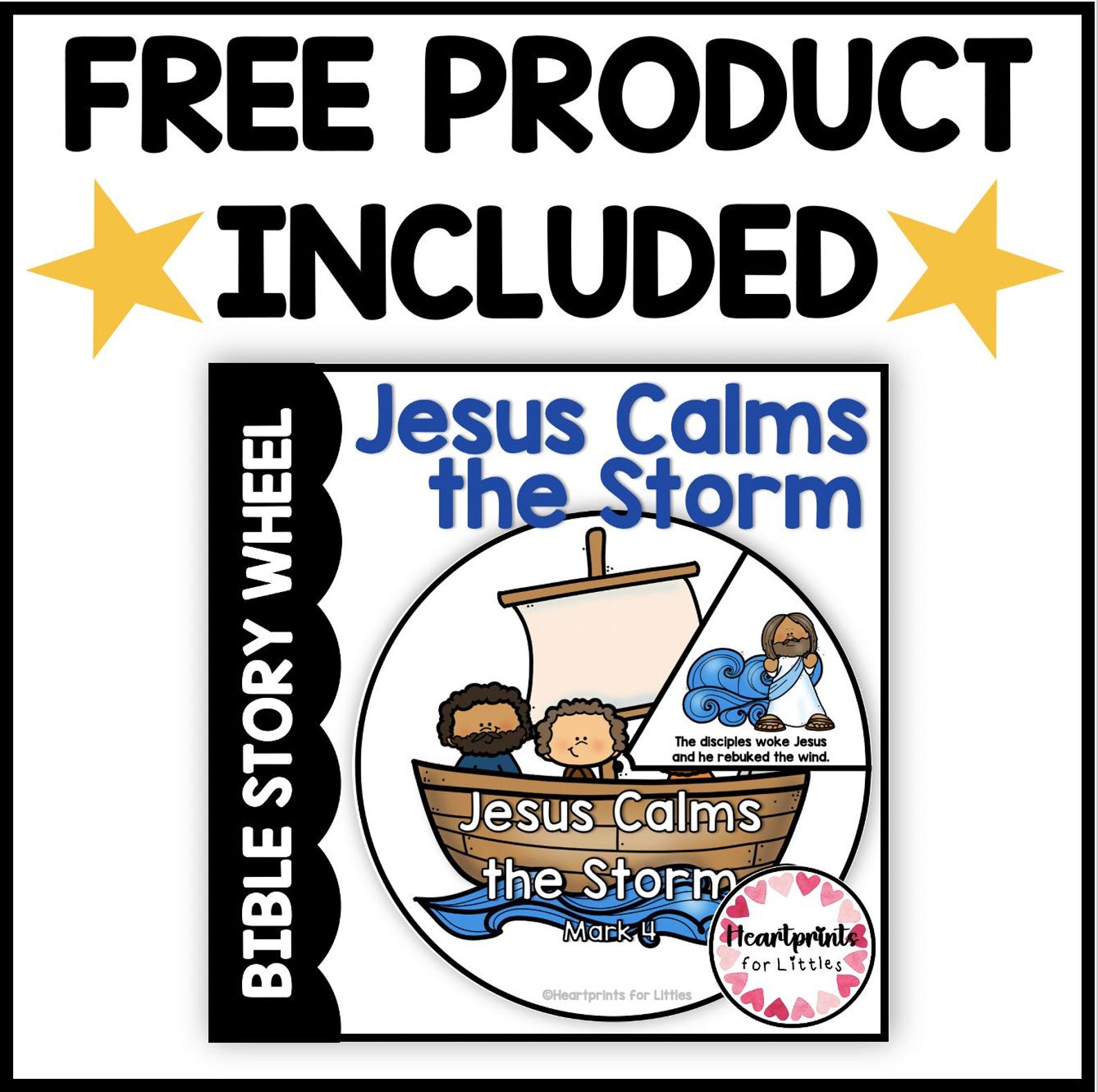 Jesus Calms the Storm Bible Story Bundle, Activities (digital Download ...
