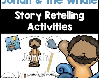 Jonah and the Whale Bible Story Retelling Activities (Digital Download)