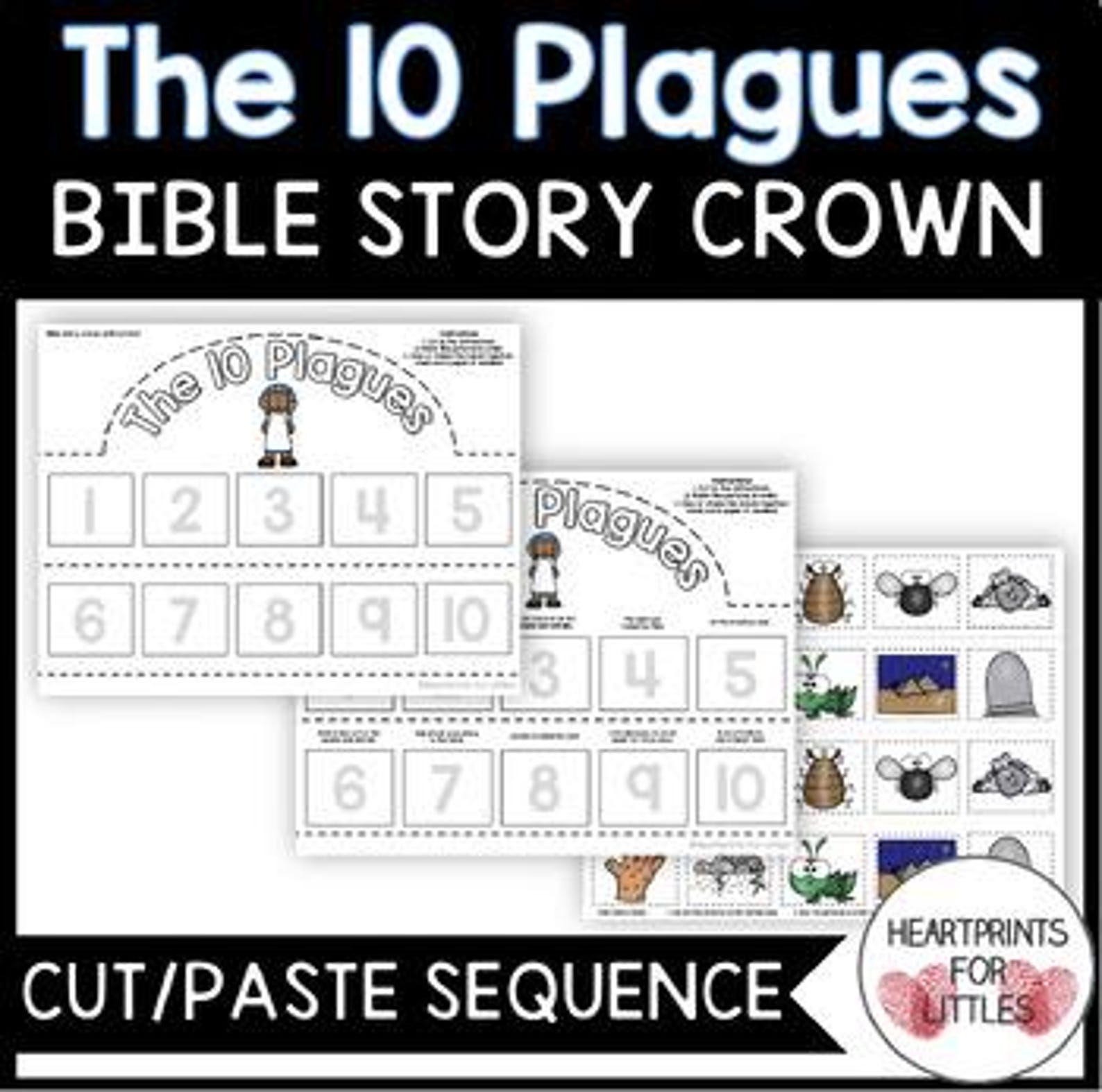 10 Plagues of Egypt Bible Story Crown, Bible Headband, Sunday School ...