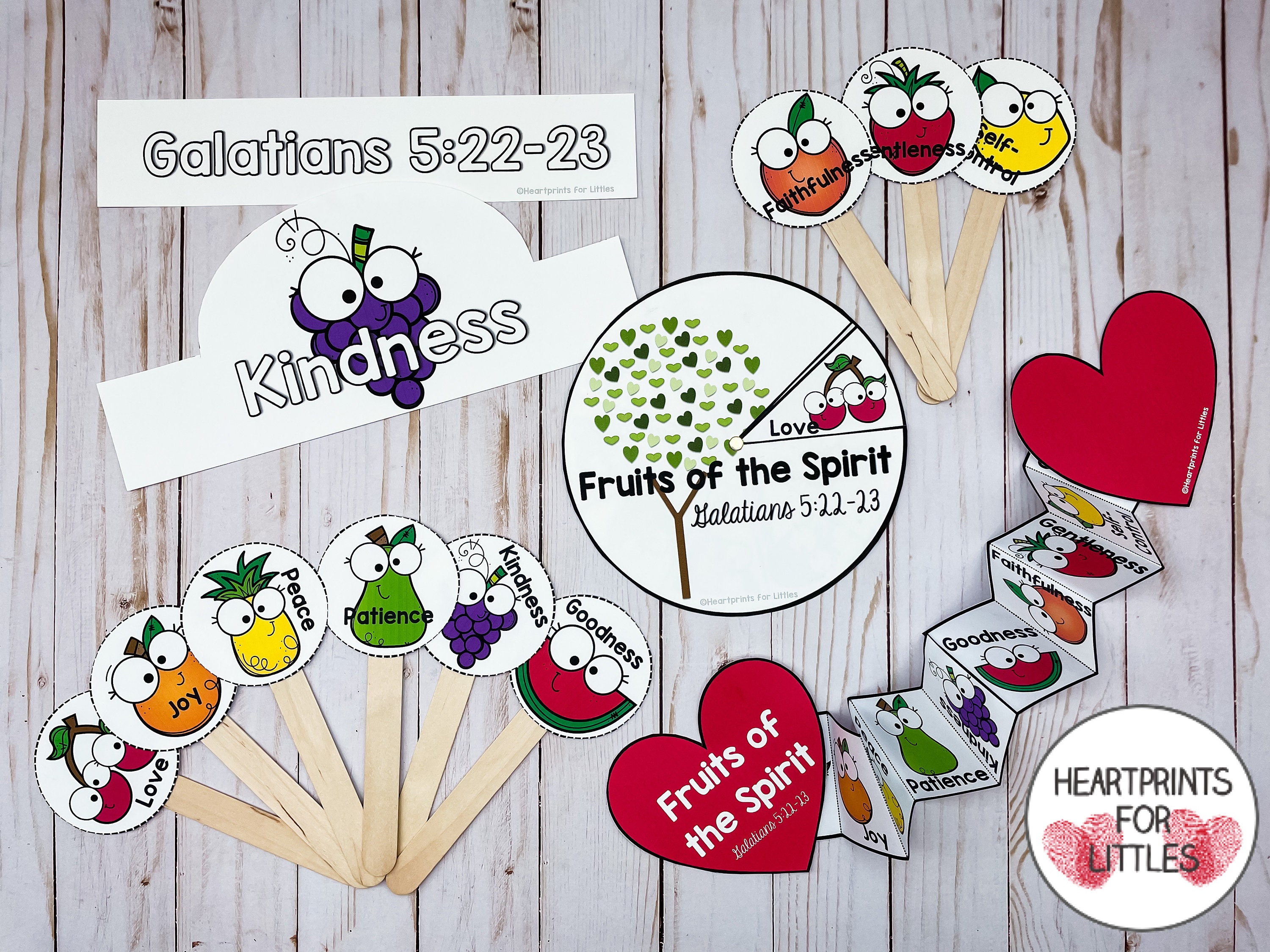 Fruits of the Spirit Craft Activities Supplement Bible Etsy