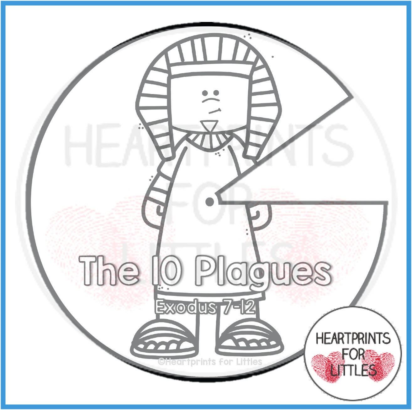 The 10 Plagues of Egypt Bible Story Wheel, Bible Craft, Sunday School ...