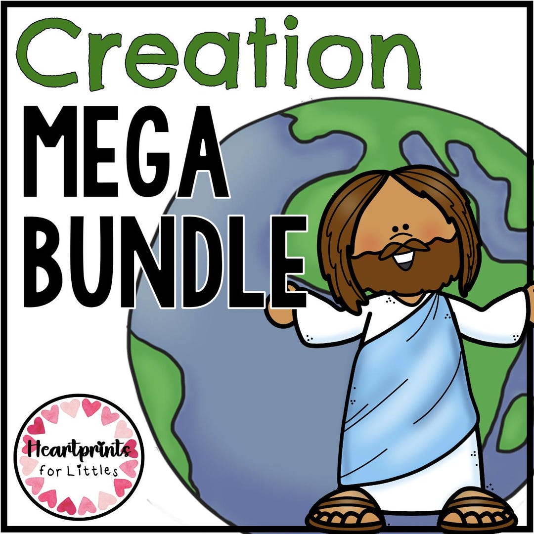 7 Days of Creation Mega Bundle, Sunday School and Homeschool Curriculum ...