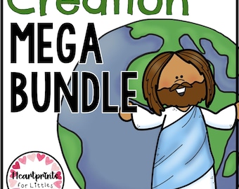 7 Days of Creation Mega Bundle, Sunday School and Homeschool Curriculum (Digital Download)