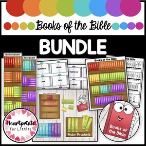Books of the Bible Bundle, Christian Learning Resources, Sunday School ...