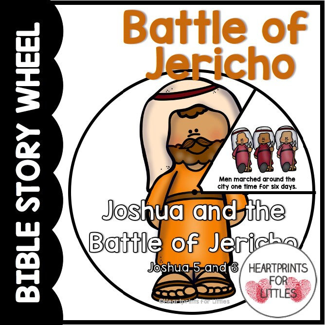 Joshua and the Battle of Jericho Bible Story Wheel, Joshua 5 and 6