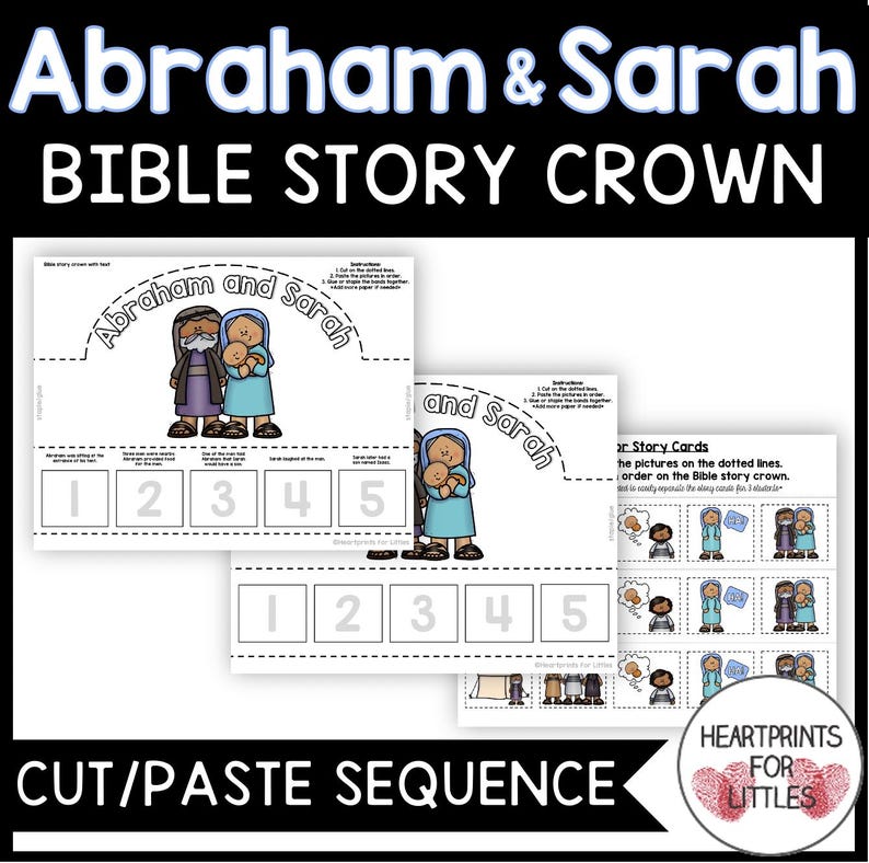 Abraham and Sarah Bible Story Crown, Bible Headband, Sunday School ...