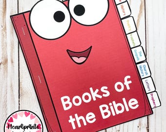 Books of the Bible Flip Book, Sunday School Activity, Christian Resource for Kids