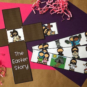 Easter Bible Craft for Kids, Printable Bible Craft, Homeschool Activity, Sunday School Craft