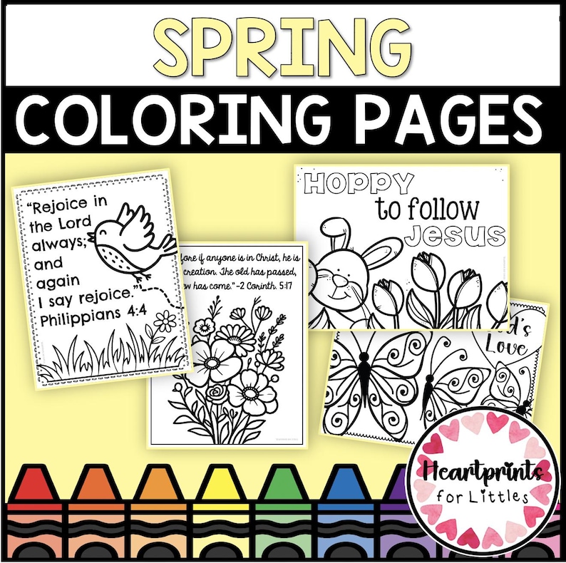 Religious Ed Coloring Pages Spring Christian Spring Coloring Pages for Kids | Sunday School Bible ...