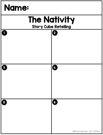 The Nativity Bible Story Cube the Christmas Story Bible - Etsy