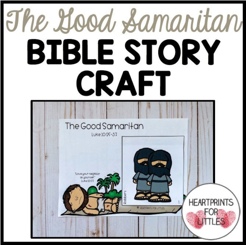 The Good Samaritan Bible Craft for Kids Sunday School Craft - Etsy Ireland