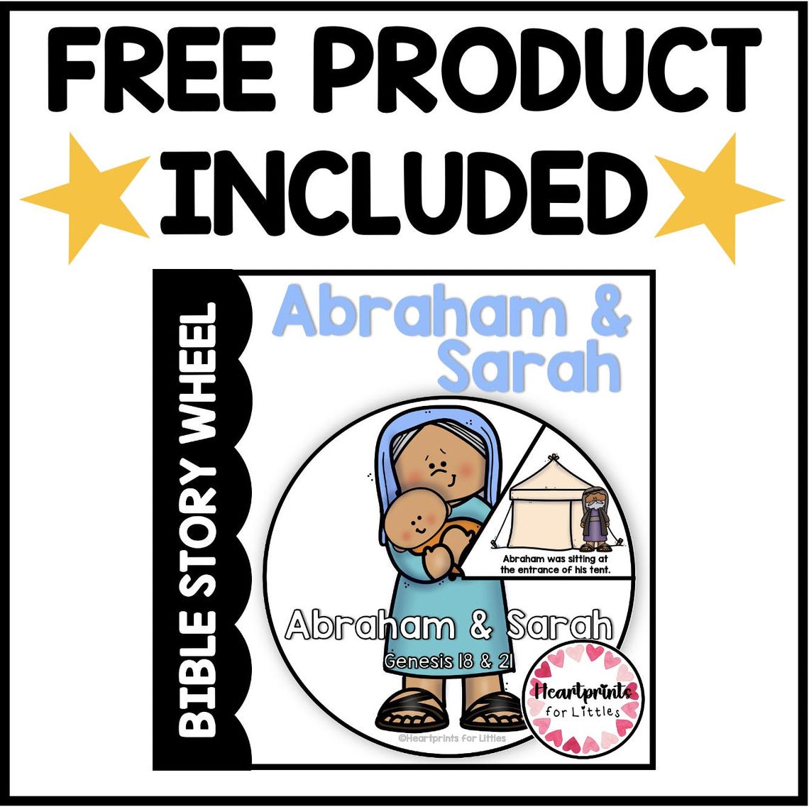 Abraham and Sarah Bible Story Bundle, Activities (digital Download) - Etsy