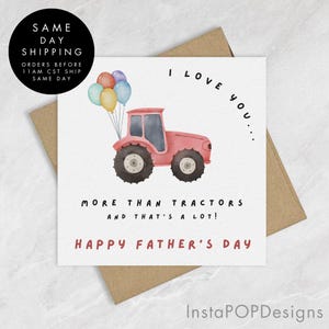 Tarjeta personalizada del Día del Padre, tarjeta para él, tarjeta para papá, tarjeta del Día del Padre, tarjeta del hijo