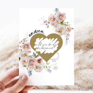 Carte de voeux coeur surprise à gratter, Carte de voeux personnalisée, Faire-part, Carte à gratter mariage, Fêtes à gratter