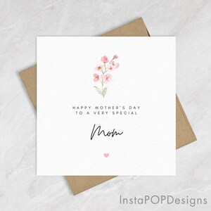 Cartão personalizado de feliz dia das mães, cartão para nova mãe, presente para futura mãe, presentes para mãe de filha, irmã, mãe, irmão e filho