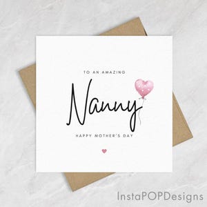 Cartão personalizado de feliz dia das mães, cartão para nova mãe, presente para futura mãe, presentes para mãe para babá