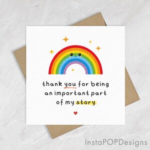 Cartão de agradecimento personalizado para professor, bonito, minimalista, simples, obrigado, professor assistente, cartão de felicitações de apoio para o fim do ano escolar