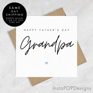 Cartão personalizado de Feliz Dia dos Pais, Cartão para ele, Cartão para o pai, Cartão de Dia dos Pais para o avô, Cartão para o avô