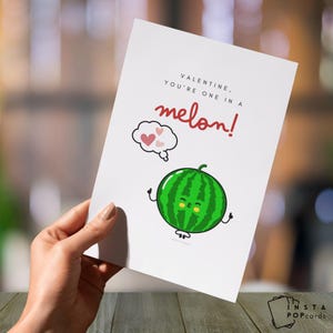 Tarjeta de felicitación del día de San Valentín, divertida tarjeta de San Valentín con juegos de palabras para la hija de la familia, regalo de amor personalizado de aniversario minimalista