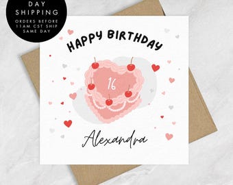16th Birthday Card, Musical & Light Birthday Cards For 16th Boys