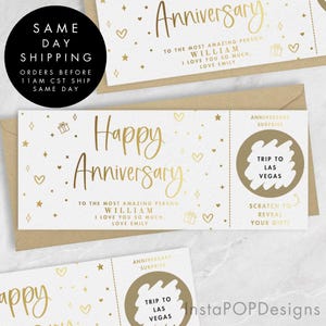 Carte d'anniversaire à gratter en feuille d'or, bon cadeau personnalisé, chèque-cadeau, carte d'anniversaire à gratter en feuille d'or, cadeau à gratter