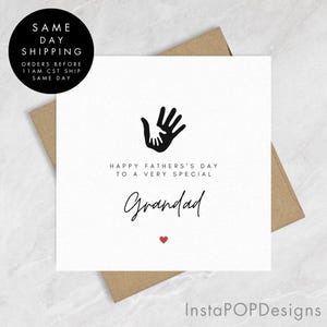 Carte personnalisée joyeuse fête des pères, carte pour grand-père, carte pour papa, carte pour la fête des pères,
