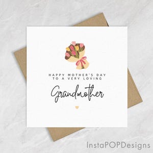 Tarjeta del Día de la Madre, Tarjetas Lindas para Mamá Abuela, Tarjetas de Felicitación para el Día de la Madre, Tarjeta Personalizada