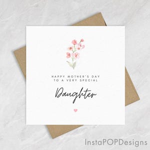 Cartão personalizado de feliz dia das mães, cartão para nova mãe, presente para futura mãe, presentes para mãe da filha