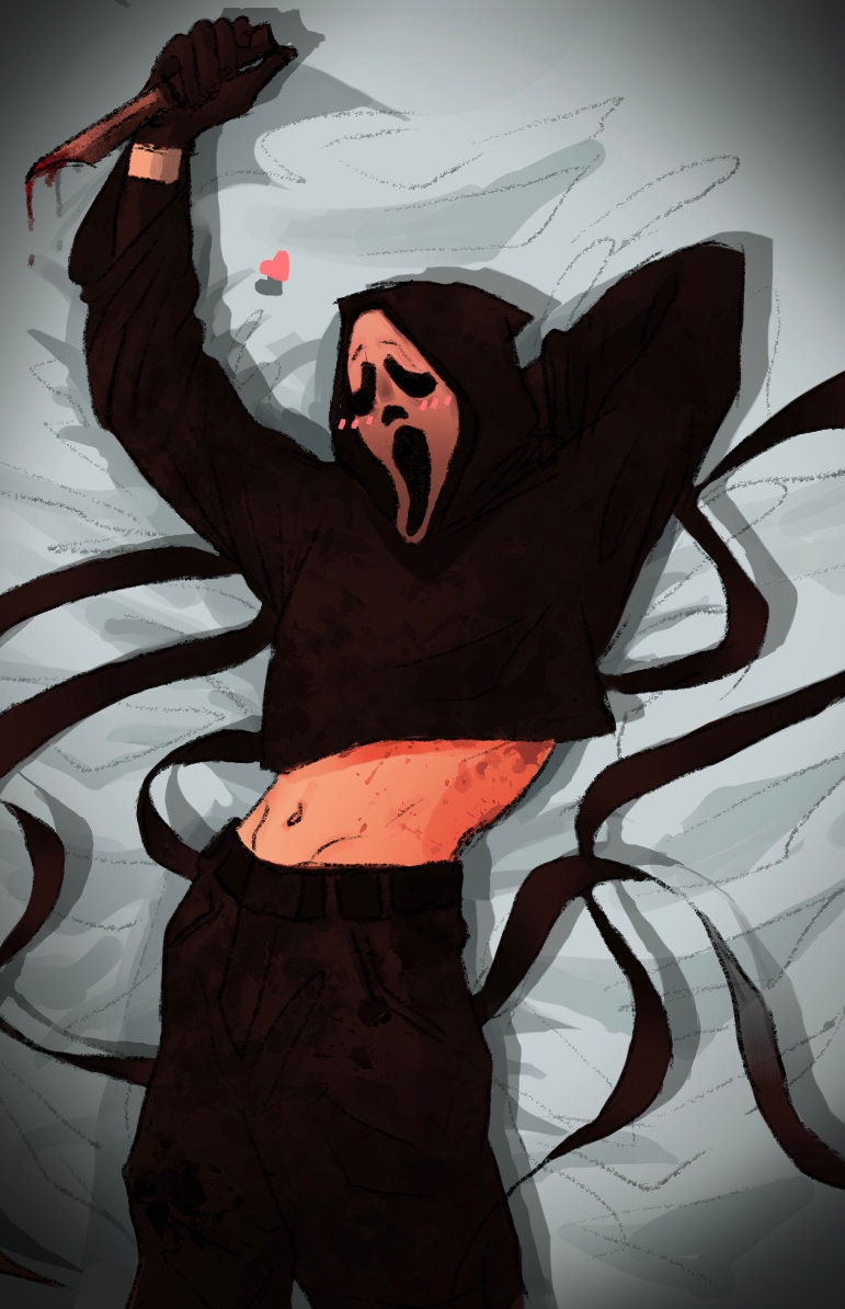 Ghostface Ernte top Druck 11 x 17 Etsy