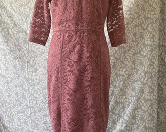 mauve summer dress