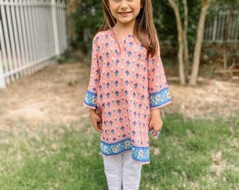 Girl's Printed Kurta / Kameez / Tunic
