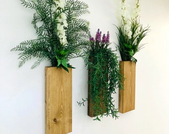 Wooden Wall Pocket | Floating Shelf