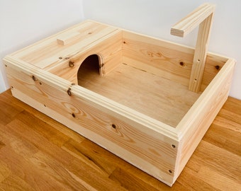 Luxuriöser Schildkrötentisch aus Holz | Verschiedene Größen