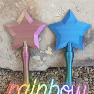 Magical Star Wand - Rainbow Tap to Pay Cosplay Prop Rainbow