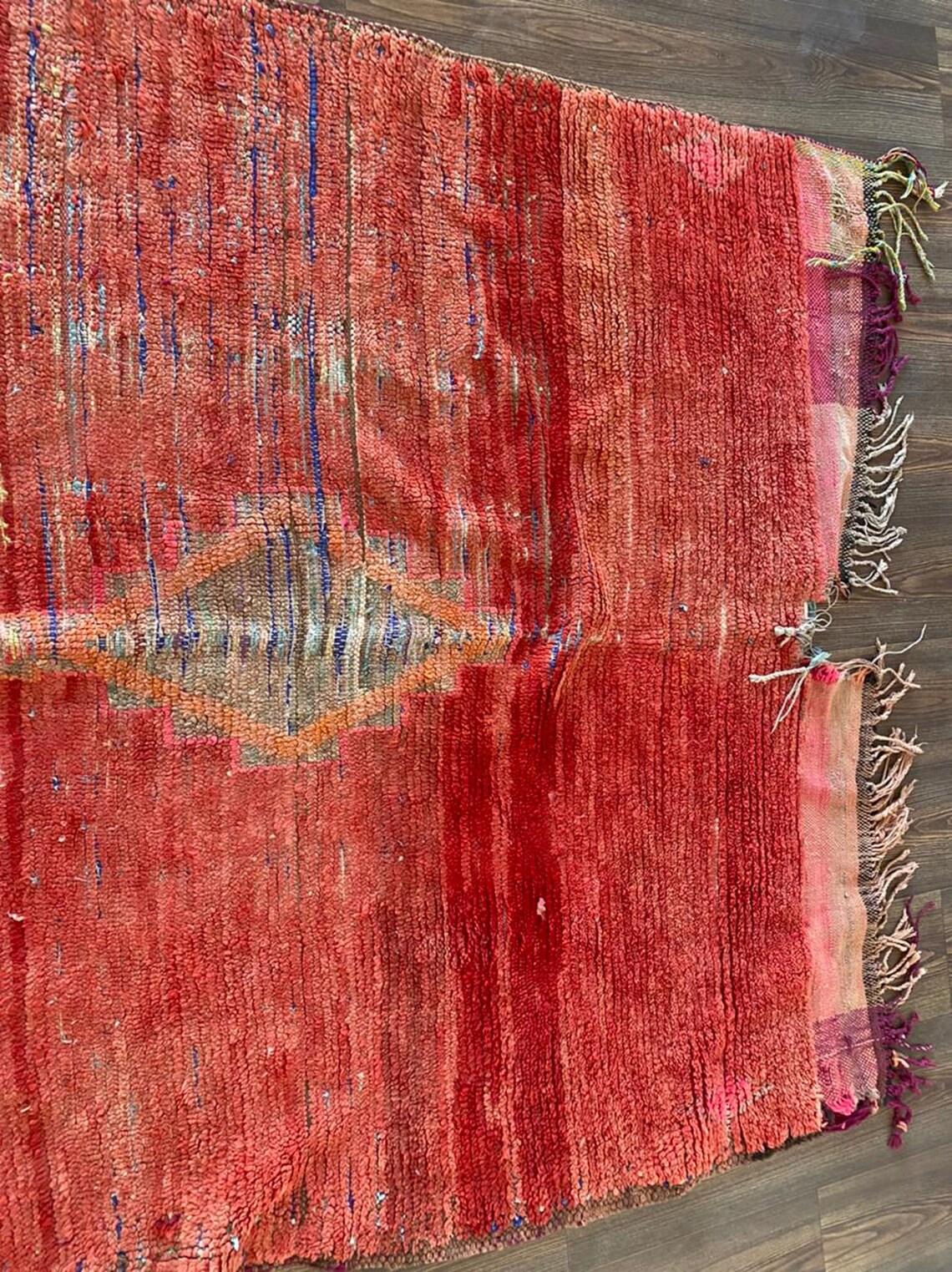 5x10 Ft Wool Berber Rug Vintage Red Rug Moroccan Area Rug. - Etsy