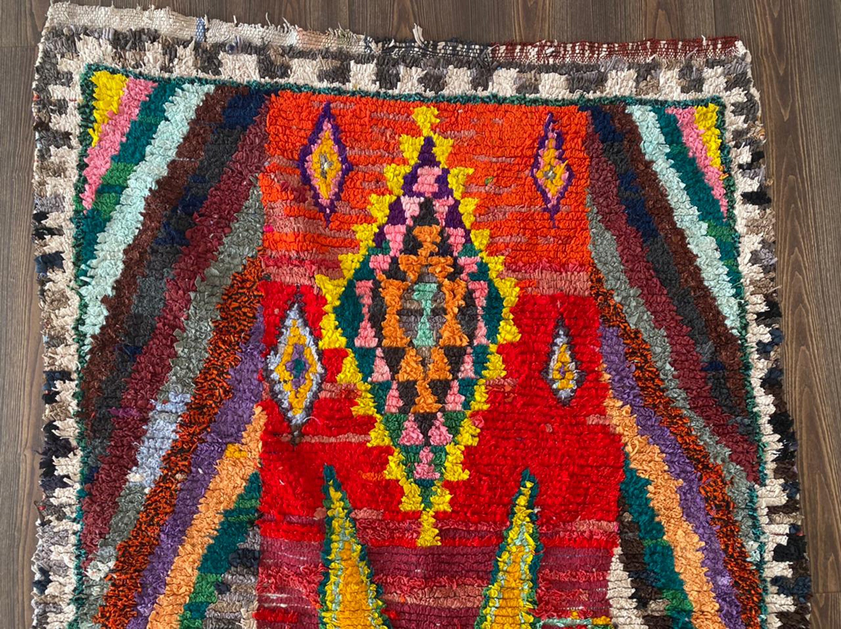 Vintage Area Rug 4x6 Feet Berber Rug Hand Made Rug Moroccan Etsy