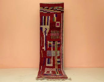 Teppich Für Wohnzimmer,Bunter Marokkanischer Wollteppich,Handgewebter Teppich,Boujaad,Berber Teppich,Athentic Teppich,Teppich 60x90 cm
