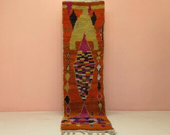 Teppich Läufer: Gemütlicher Boho Teppich (Handarbeit, weiche Textur)