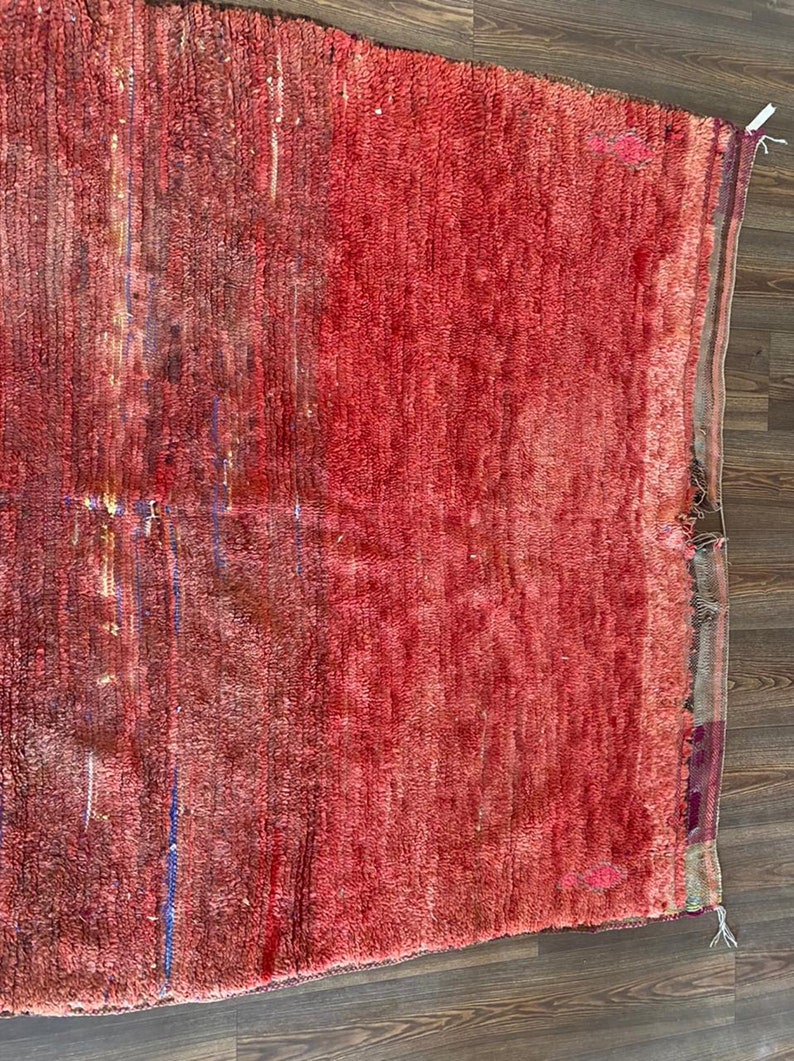 5x10 Ft Wool Berber Rug Vintage Red Rug Moroccan Area Rug. Etsy