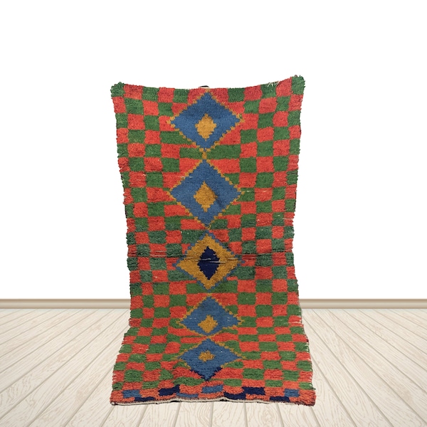 Moroccan Checkered Rug Etsy
