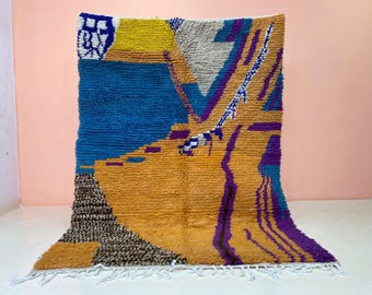 Boujaad Teppich: Lebendige marokkanische Wolle im Boho Style
