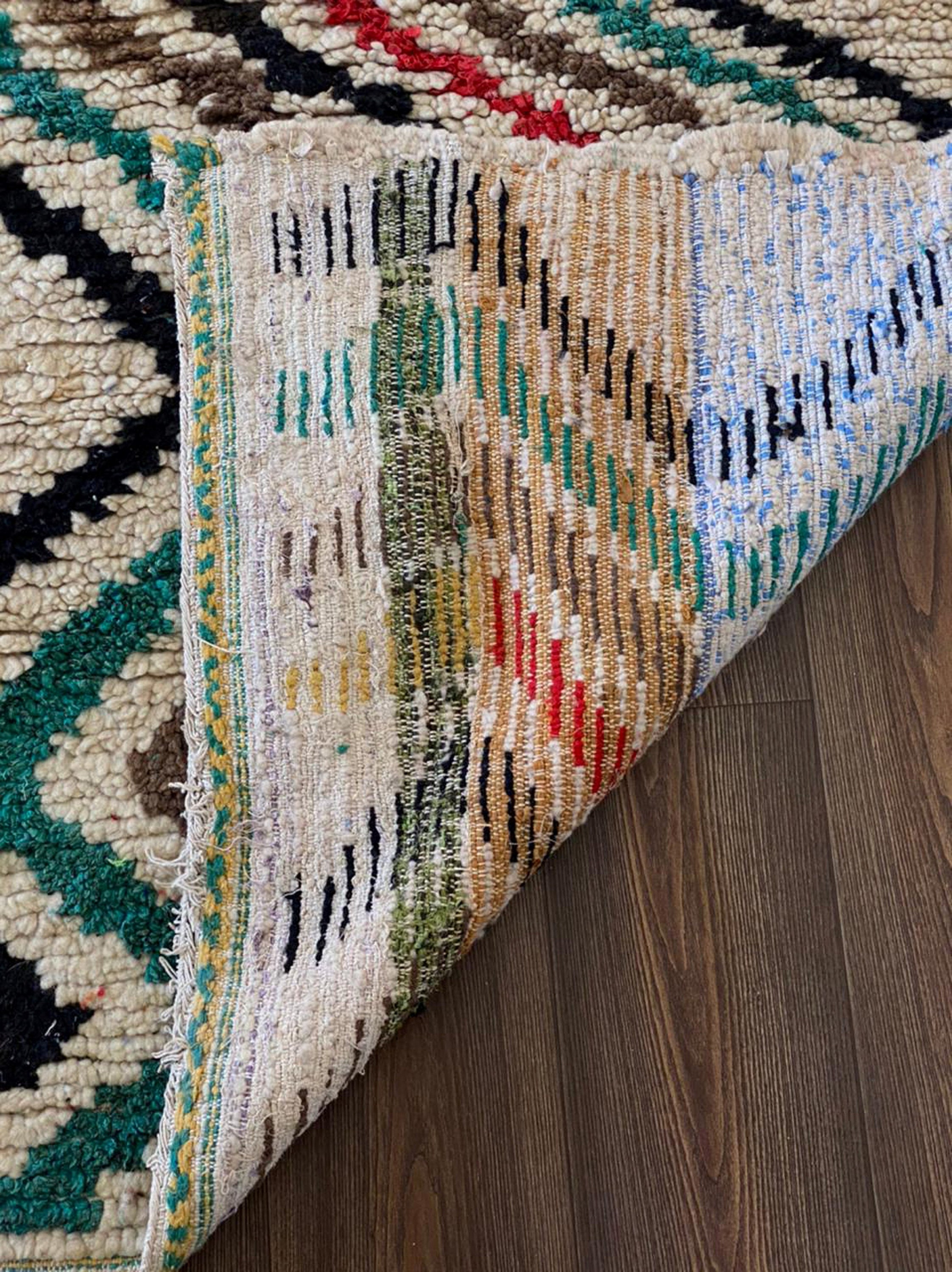 4x8 ft wool area rug Vintage rug Moroccan berber rug Floor Etsy