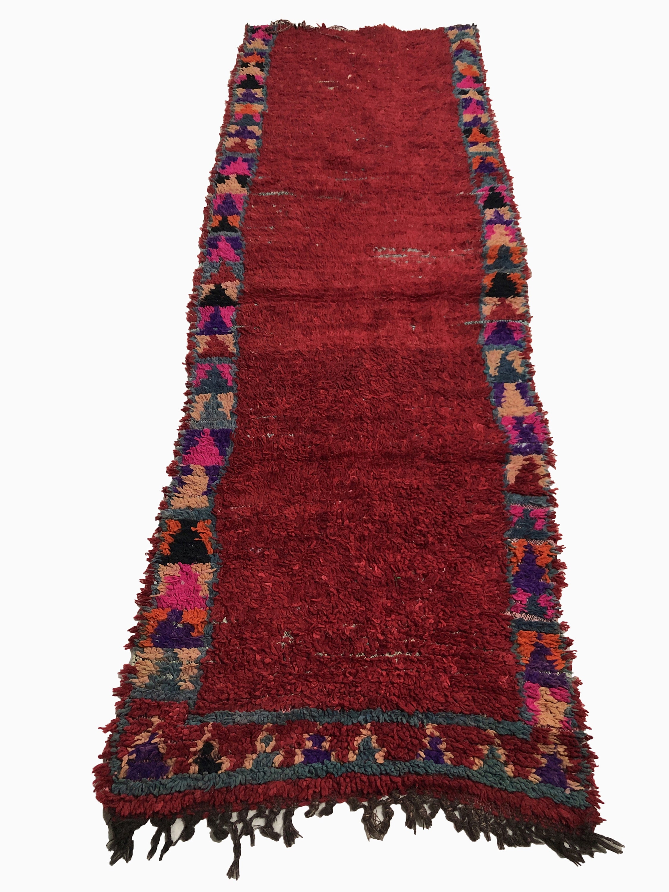 Red Runner Rug 3ft X 9ft Vintage Runner Rug Woven Azilal Etsy UK