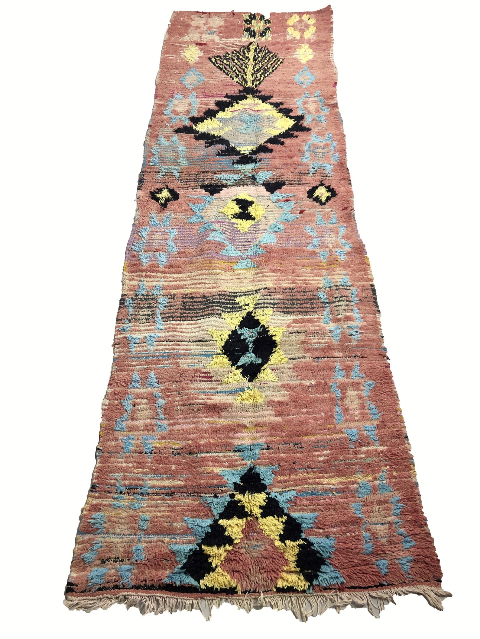 Moroccan Runner Rug 3ft X 11ft Azilal Berber Runner Woven Etsy