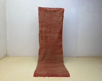 Wool Runner: Moroccan Boho Style with Vintage Geometric Patterns,(9 x 2.8 ft)