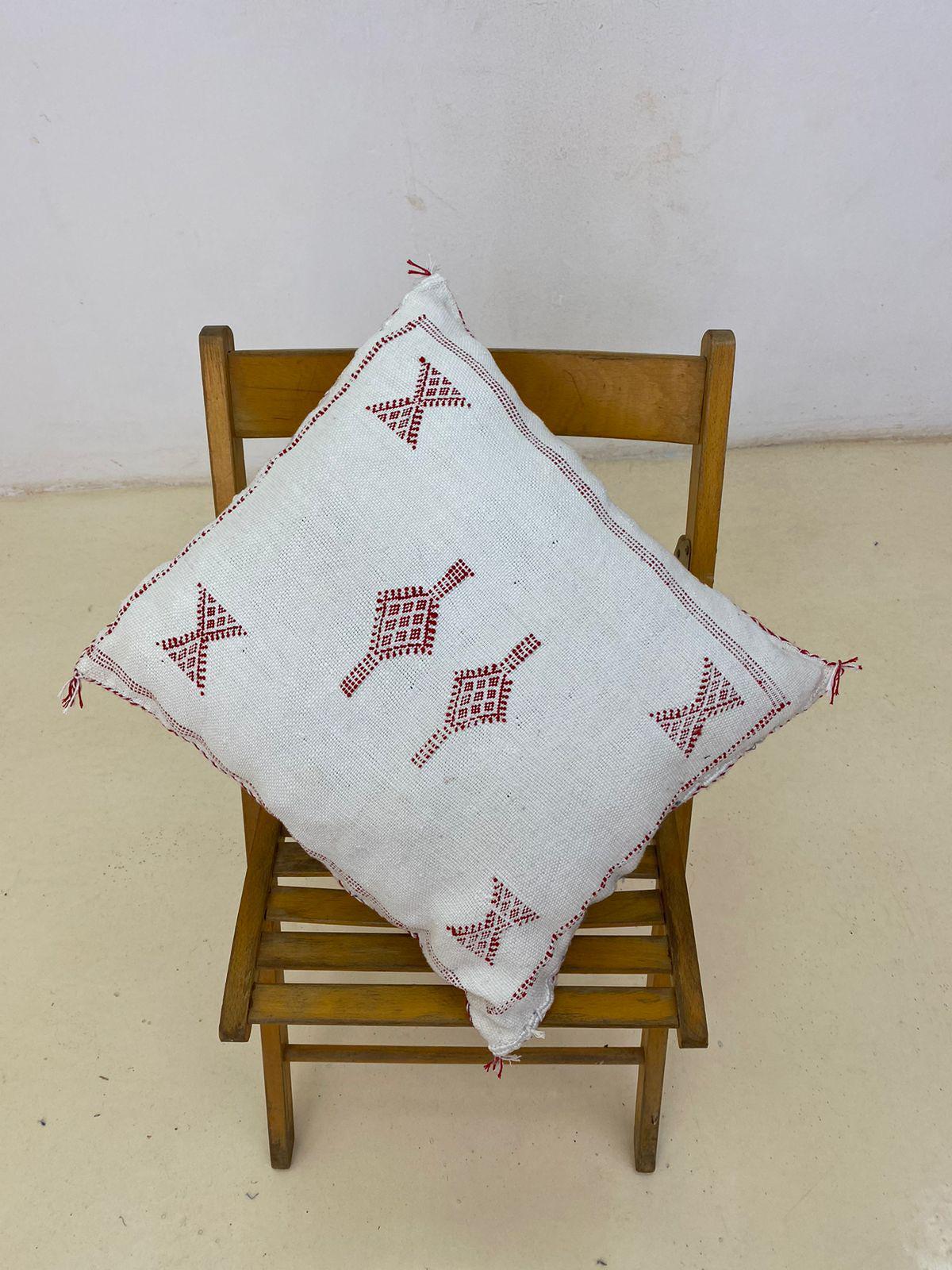 Moroccan Sabra cushion,handmade cactus silk pillow,  Decorative Pillow Cover,Modern Pillow,beautiful pillow,Traditional Pillow,Custom Pillow