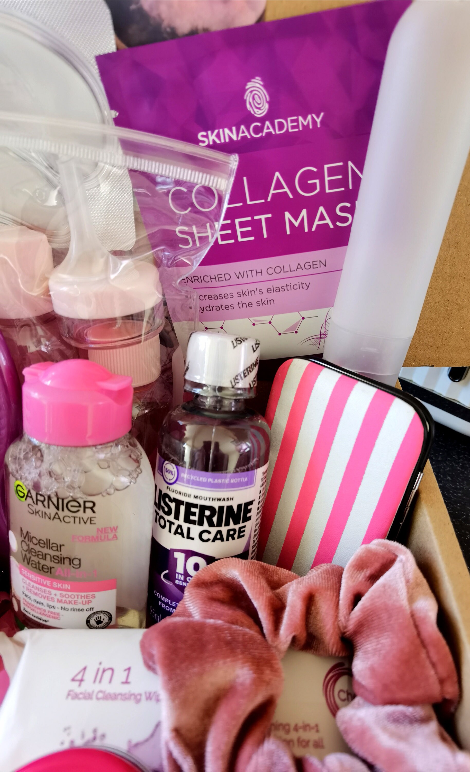 Personalised Woman Pink Travel Hamper Pamper Box Ladies Etsy UK