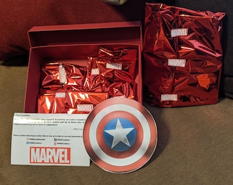 Mehrfarbig Motiv Avengers Marvel Untersetzer-Set 4 Stück