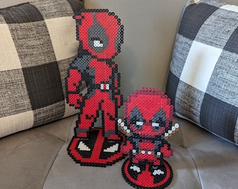 Deadpool Inspired Figurine - Deadpool Art/Deadpool Gift/Deadpool Desk Art