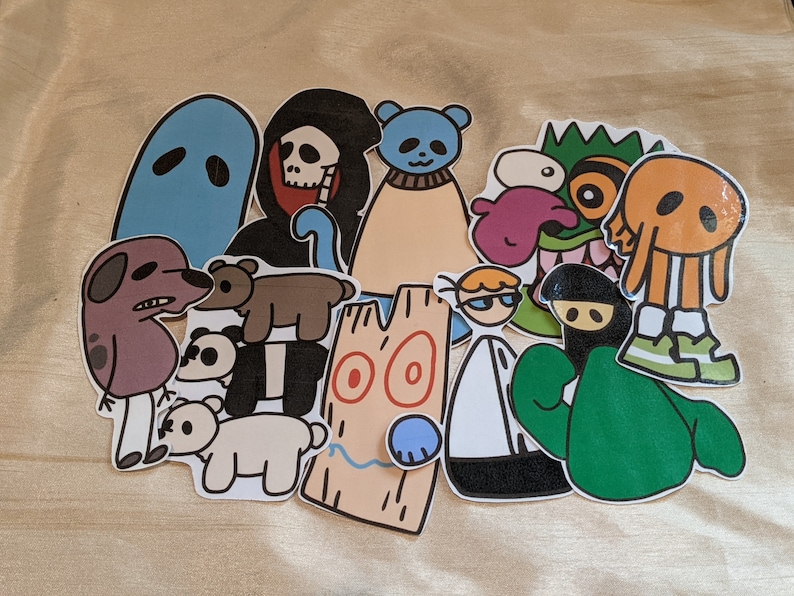Cartoon Stickers, CN Fan Art Stickers, Cartoon Merch, Cartoon Decor - Etsy